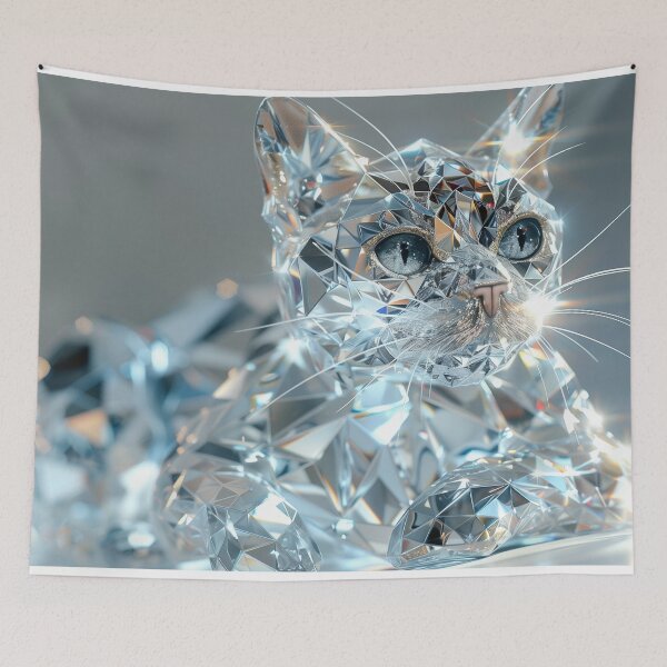 Item preview, krystal kitty designed and sold by PricklyPeanut.