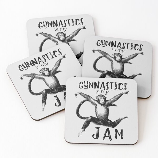 Item preview, Gymnastics Is My Jam Pencil Drawn Monkey designed and sold by TrueArtsStore.