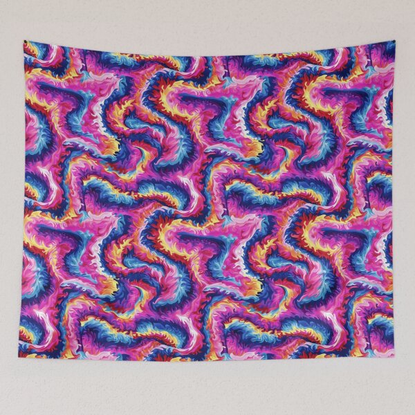 Artikelvorschau, Einzigartiges Batikmuster, leuchtende Farben. entworfen und verkauft von Icon-Network.