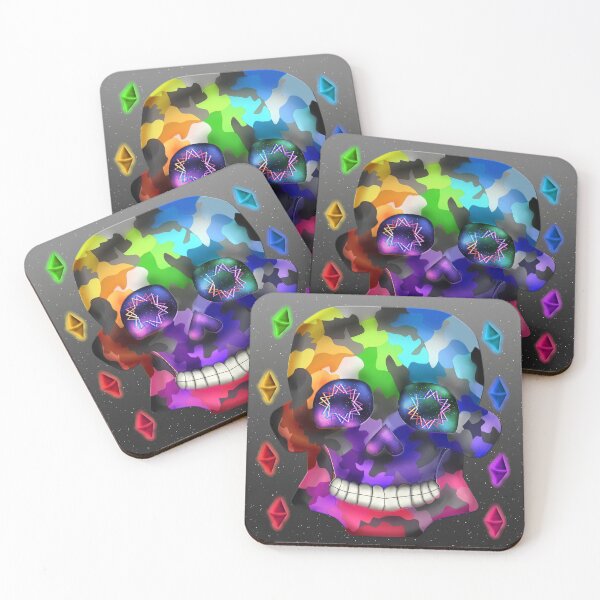 Item preview, Skull - Rainbow Camo designed and sold by cherubi19.