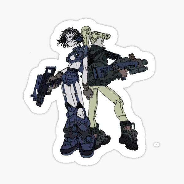 Item preview, Chicas anime piloto de combate designed and sold by celestialethere.