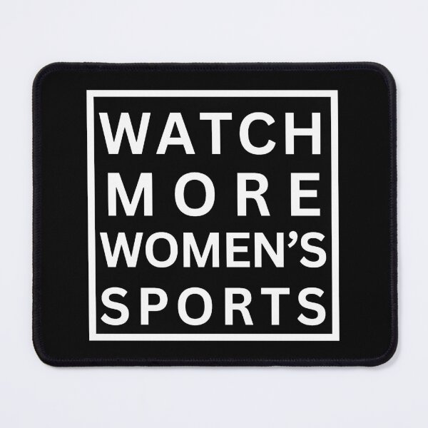 Item preview, Watch More Women’s Sports (White) designed and sold by Mixed Bag Co..