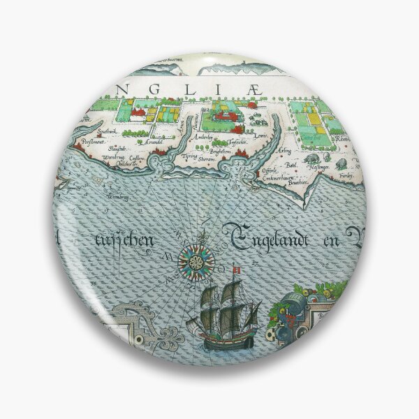 Item preview, Vintage Nautical Navigation Compass Map designed and sold by Blok45.