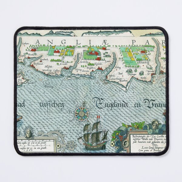 Item preview, Vintage Nautical Navigation Compass Map designed and sold by Blok45.