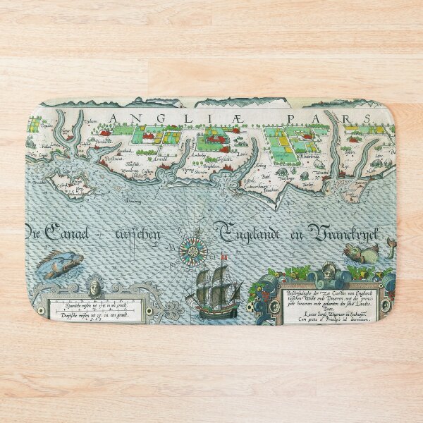 Item preview, Vintage Nautical Navigation Compass Map designed and sold by Blok45.