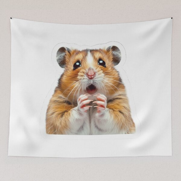 Item preview, Scared Hamster Meme designed and sold by TataGra.