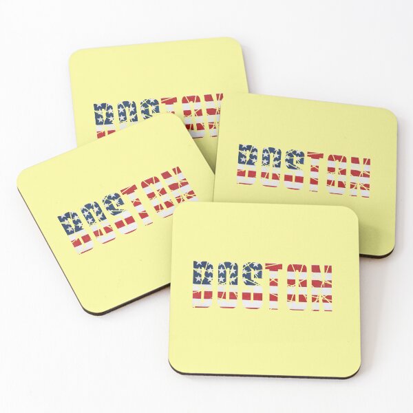 Item preview, BOSTON with USA flag designed and sold by Rajasekar.