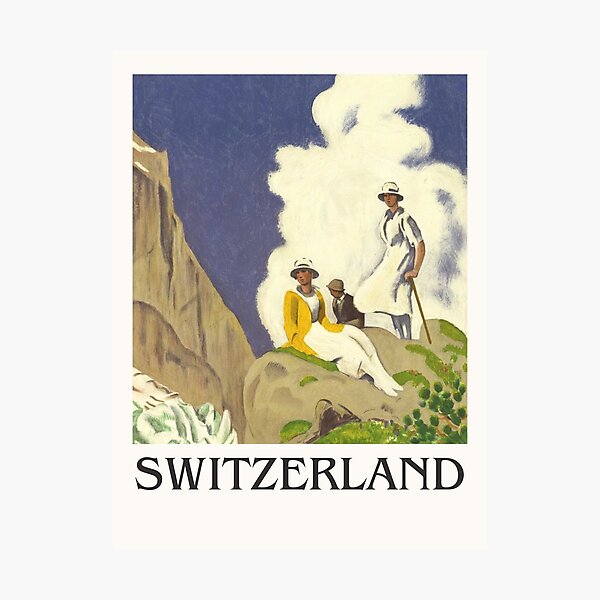 Item preview, Swiss Vintage Travel Switzerland designed and sold by cutesy.