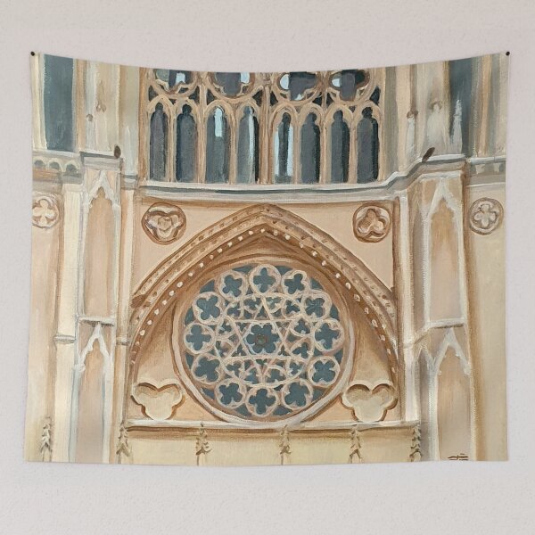 Item preview, Burgos Cathedral. acrylic on canvas.  designed and sold by Tereza Pilar  Art.