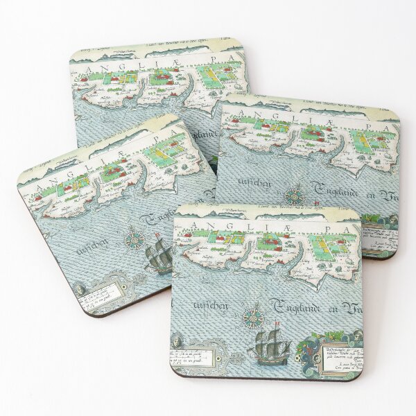 Item preview, Vintage Nautical Navigation Compass Map designed and sold by Blok45.