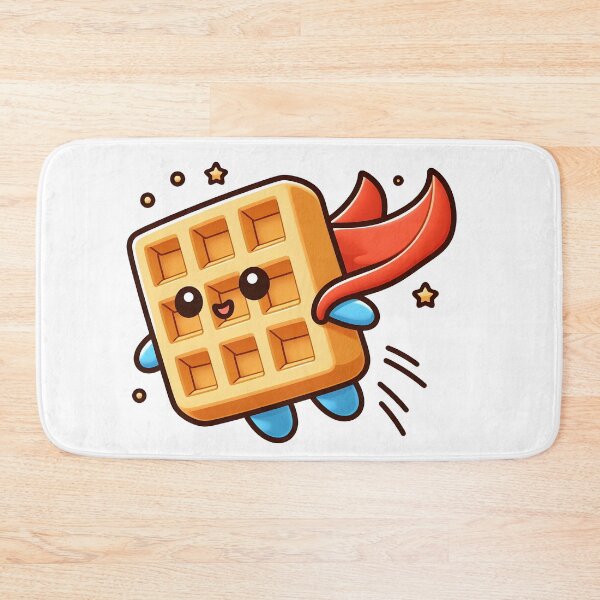 Item preview, Kawaii Waffle With Cape designed and sold by CanvasCutie.