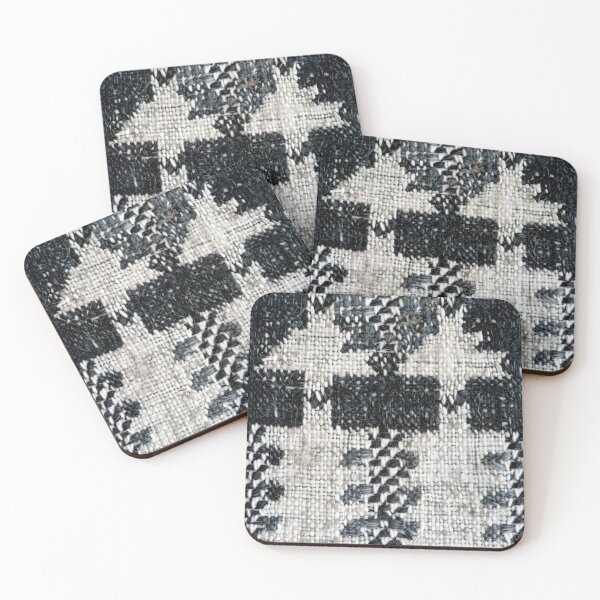Item preview, Monochrome Woven Elegance - Abstract Textile Art designed and sold by Nicholas Panek.
