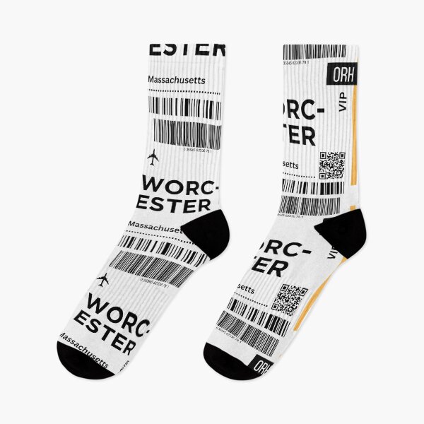 Item preview, Worcester, Massachusetts Airplane Boarding pass designed and sold by RoamInk.