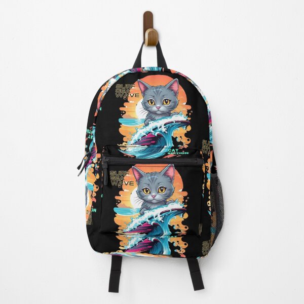 Item preview, Cute Cat Surfing designed and sold by Digital Dreams Arts.