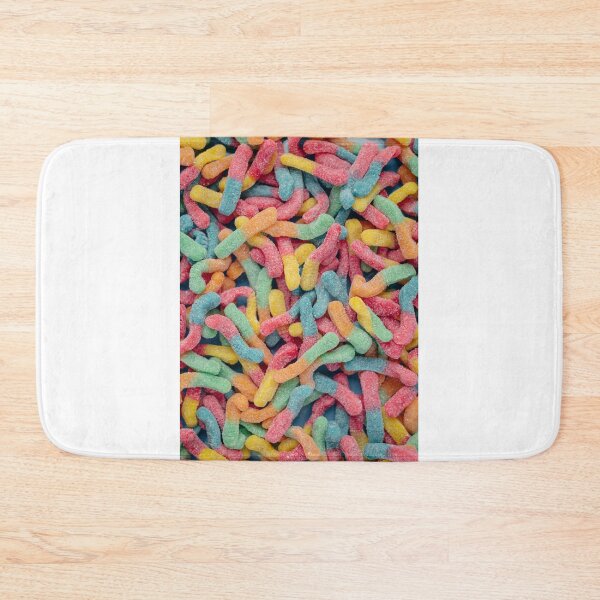 Item preview, Sour Rainbow Candy Gummyworms designed and sold by newburyboutique.