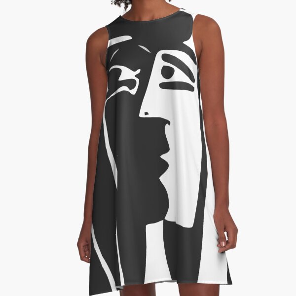 Item preview, Black and White Faces VectorArt. designed and sold by carlarmes.