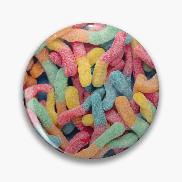 Item preview, Sour Rainbow Candy Gummyworms designed and sold by newburyboutique.
