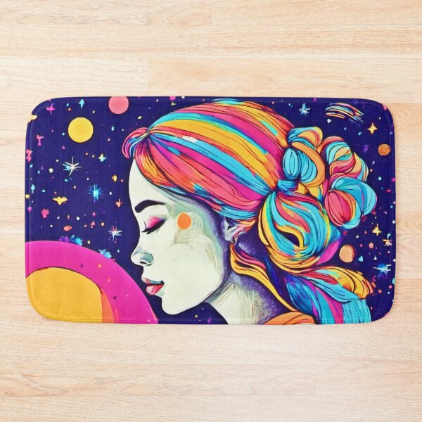 Item preview, Badaist Moon Girl Art designed and sold by Health And Fitness Posts e-Store.