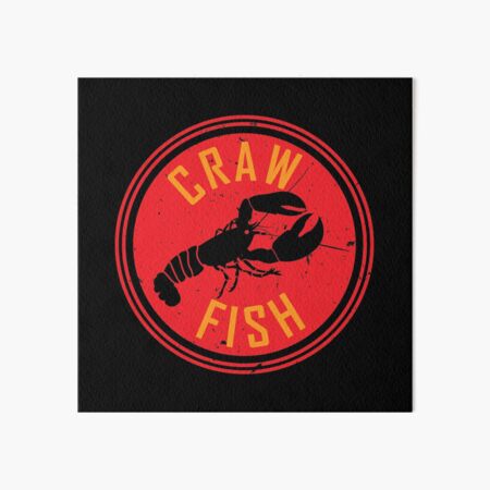 Crawdads collection on 6x6'' canvas