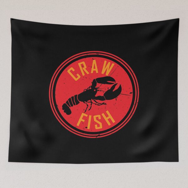 Item preview, Vintage Red Crawfish Mudbug Boil Poker Chip designed and sold by Bronby.