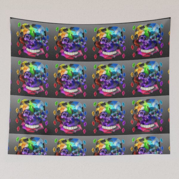 Item preview, Skull - Rainbow Camo designed and sold by cherubi19.