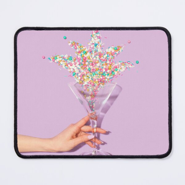 Item preview, Rainbow Sprinkles Confetti Martini Glass designed and sold by newburyboutique.