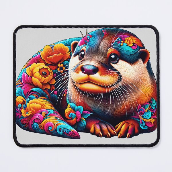 Item preview, Brightly colored otter has dressed up designed and sold by Berlini.