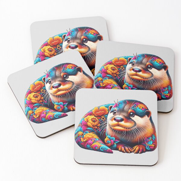 Item preview, Brightly colored otter has dressed up designed and sold by Berlini.