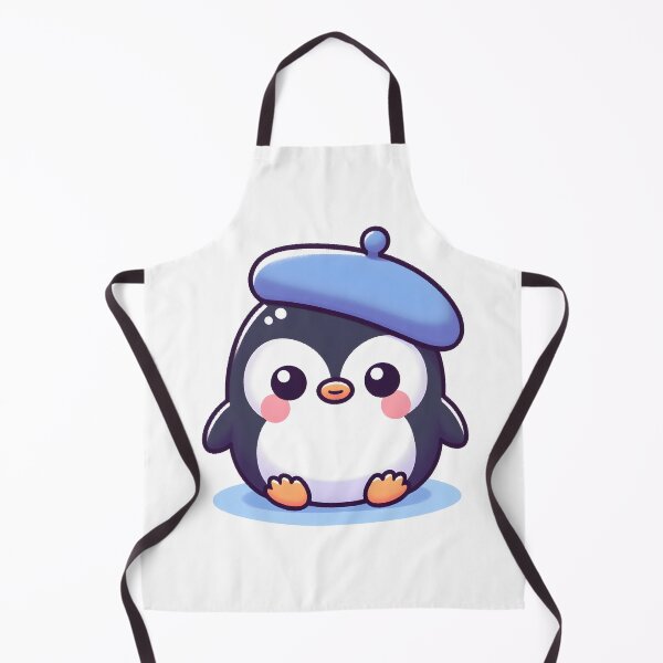 Item preview, Kawaii Penguin With Beret designed and sold by CanvasCutie.