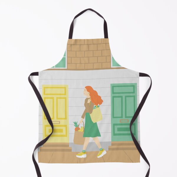 Item preview, Girl with shopping bag illustration designed and sold by GoizaneHM.