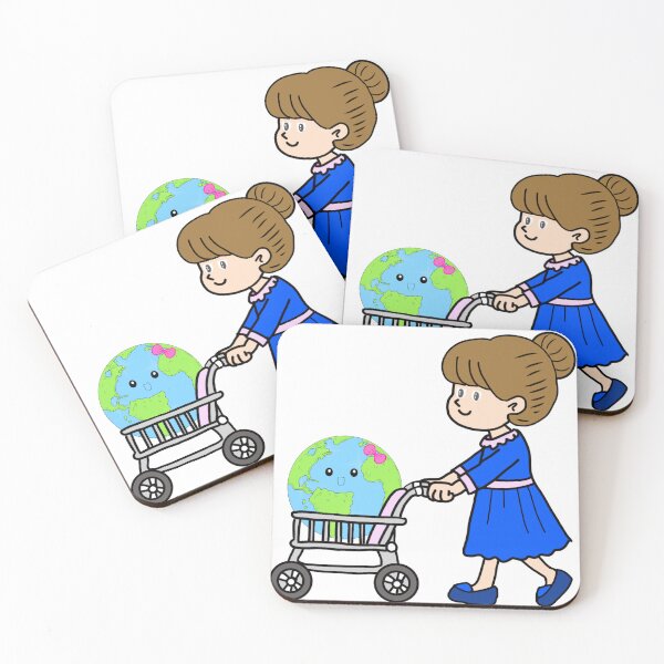 Item preview, Mama and the Earth, drawing art. designed and sold by MigWhimsy.