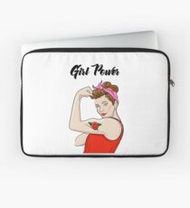 Girl Power Illustration Laptop Sleeve