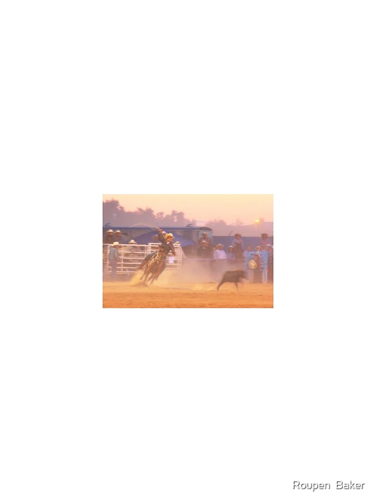 Thumbnail 3 of 3, Scarf, Rodeo Calf Roping designed and sold by Roupen BAKER.