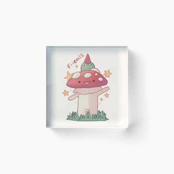 Item preview, Mushroom and frog friends  designed and sold by Artofmayara.