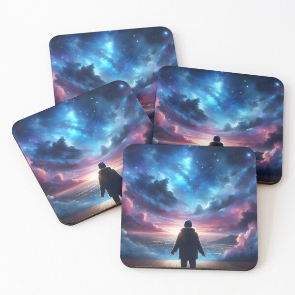 Item preview, Starry Night Dream: Surreal Space Wall Art designed and sold by PandaTShirtShop.