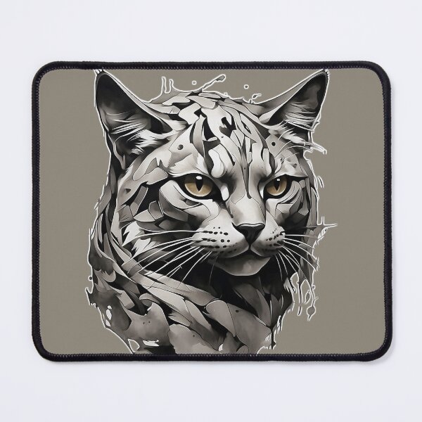 Item preview, Whimsical Cat Tattoo Design | Trendy Prints for Apparel, Home Decor, and Accessories designed and sold by Mehmet Hanifi Ekşi.