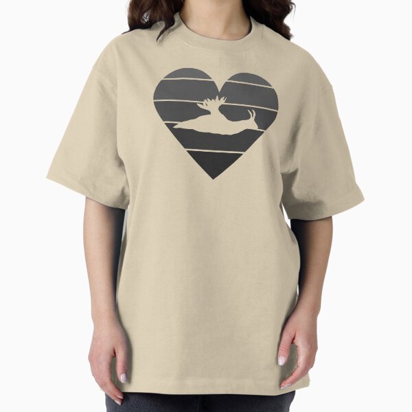 Item preview, Nudibranch Silhouette Grey Striped Heart designed and sold by FollowThatGoose.