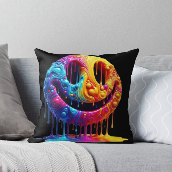 Item preview, smiley PSYCHEDELIC Colorful Smile Merging Art and Emotion designed and sold by poteguy.