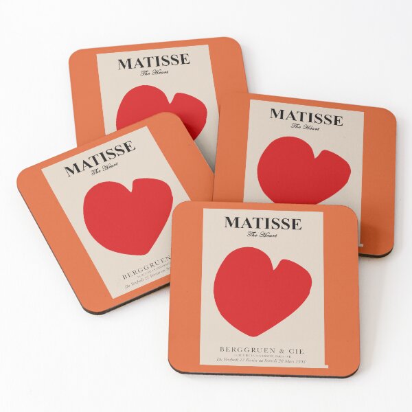 Item preview, Henri Matisse Exhibition , The Heart 1953, Berggruen and Cie. Mid-Century Modern Print. Housew  designed and sold by SuzanneRolfson.
