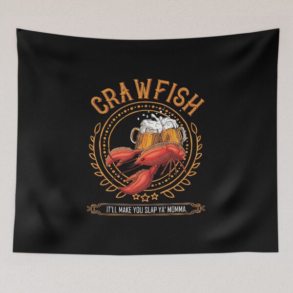 Item preview, Crawfish & Beer Make You Slap Ya Momma Gift designed and sold by Bronby.