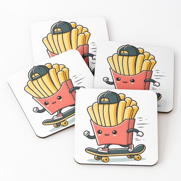 Item preview, Kawaii French Fries With Cap designed and sold by CanvasCutie.