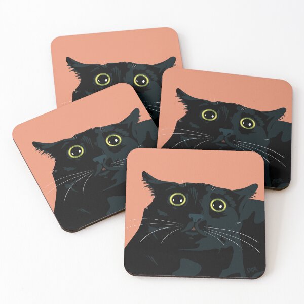 Item preview, Black Cat Surprise designed and sold by jastinamor.