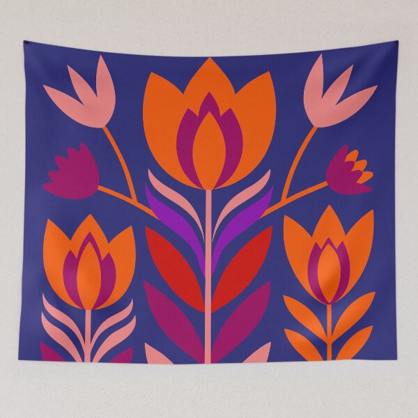 Item preview, Floral Matisse Red Tulips Matisse Cut Outs Tulip Pattern designed and sold by patterncrow.