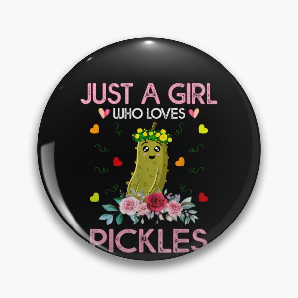 Item preview, Funny Pickle Tee For Women Just A Girl Who Loves Pickles designed and sold by CountryVanilla.