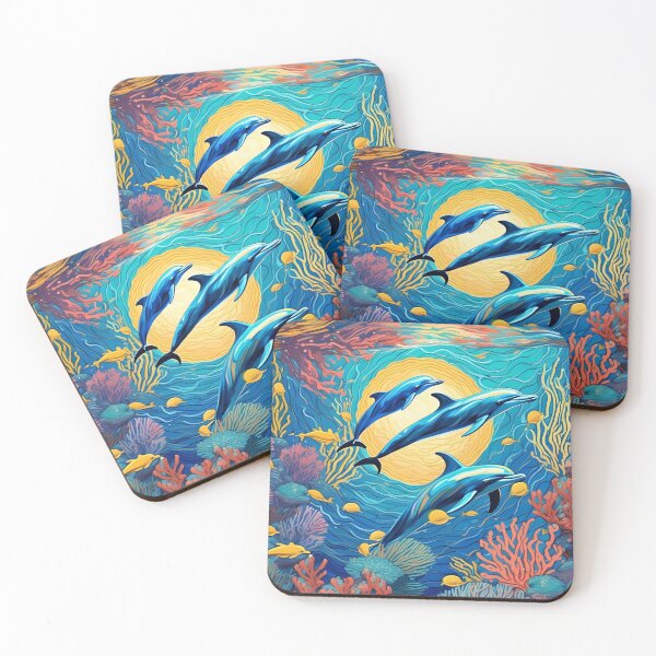 Item preview, Blue Dolphins in Deep Blue Sea Zoo Pals designed and sold by sportsimpact.