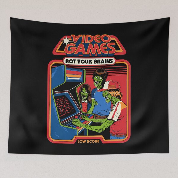 Item preview, Video Games Rot Your Brains designed and sold by Krischandiller2.