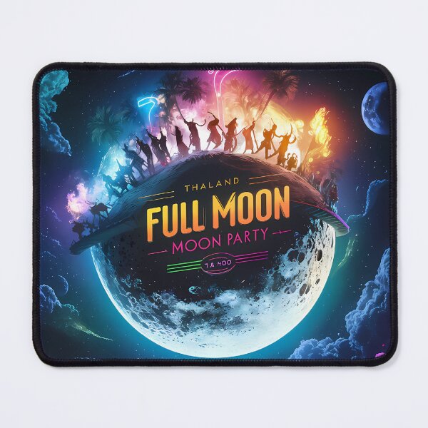 Item preview, Full moon party in another galaxy digital art for your sweet Thailand memories designed and sold by FashionCanvas23.