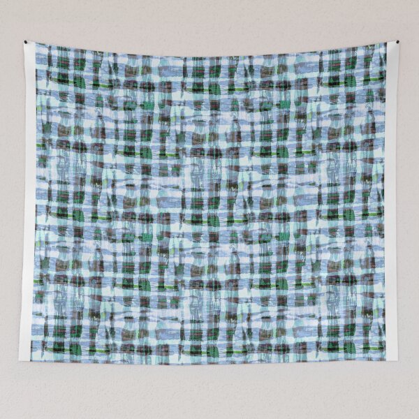 Item preview, scottish watercolor fabric	 designed and sold by Alessandro Remo Mazzoni Remotextiles.