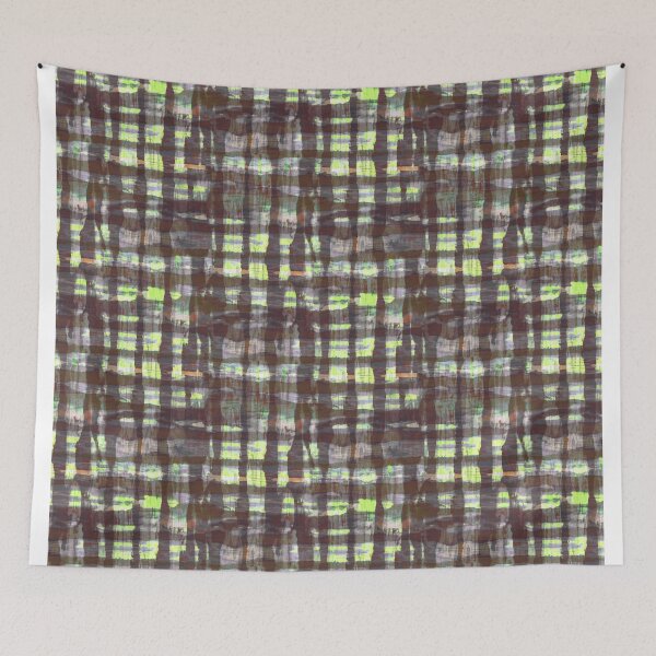 Item preview, scottish watercolor fabric gray yellow designed and sold by Alessandro Remo Mazzoni Remotextiles.