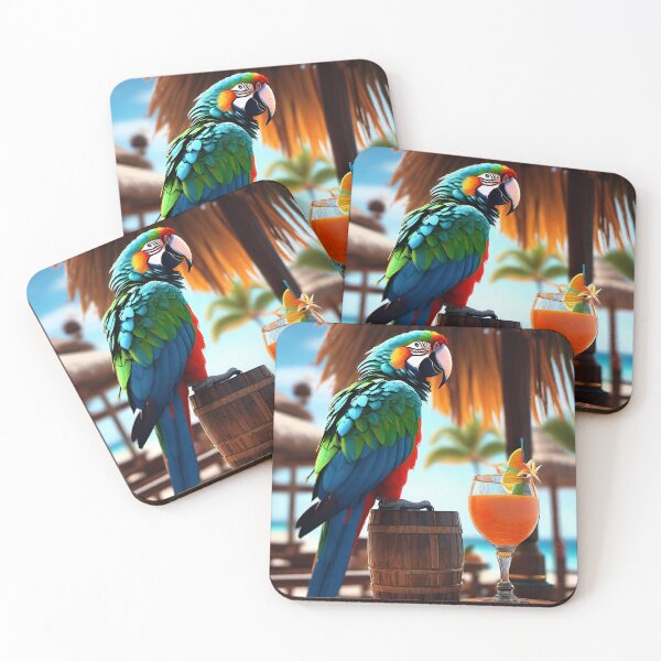 Item preview, Tiki Parrot designed and sold by MatrixTattoo.